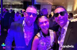 Guests posing for the camera