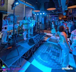 The ABBA tribute band on stage