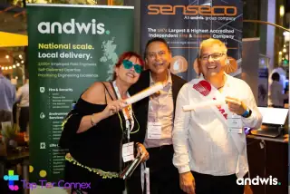 At the andwis and Senseco Systems stand